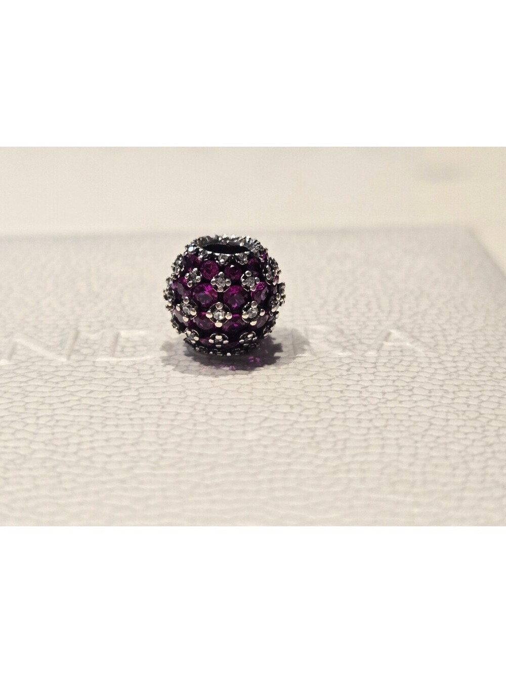 Pandora charm cubic zirconia charm bead